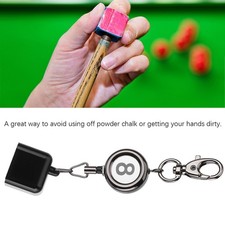 Billiards Snooker Pool Chalk Holder with Belt Clip Retractable Pool Table