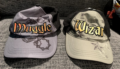 Harry Potter Adult Muggle and Wizard Baseball Hats Brand New