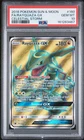 Pokemon 2018 Celestial Storm Rayquaza GX Full Art 160/168 Ultra Rare PSA 10