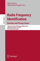 Radio Frequency Identification: Security And Privacy Issues Nitesh Saxena