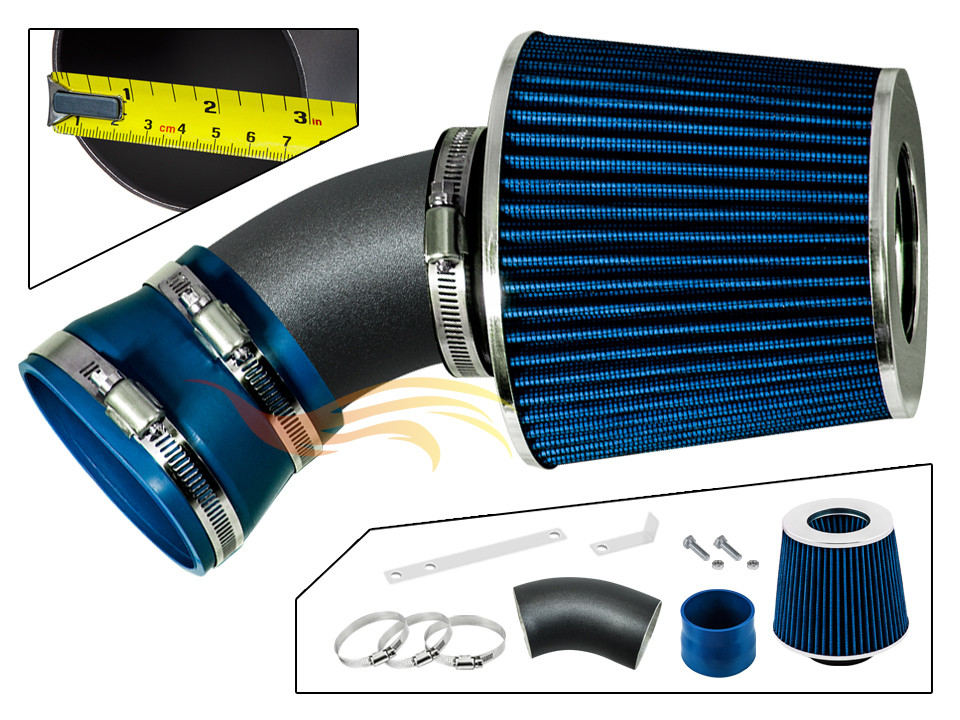 XYZ RW BLUE Short Ram Intake Kit+Filter For 2000-06 BMW X5 E53 3.0/4.4/4.6/4.8