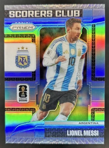 2026 Panini Prizm World Cup Lionel Messi Scorers Club Silver #15 Argentina