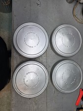 Vintage 1968 - 1973 Ford Motor Company Dog Dish Hubcaps Wheelcovers 10.5 Set-4