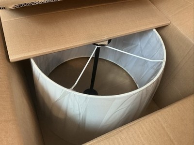 Visual Comfort Linen Lamp Shade, 15  By 17  By 11.75 , New