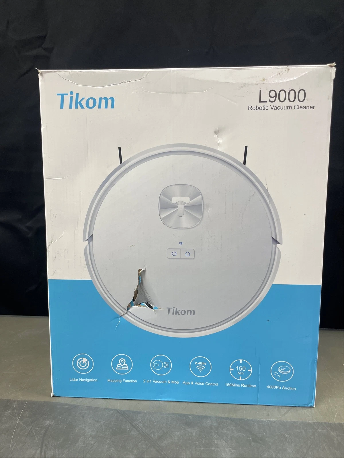 Tikom Robot Vacuum and Mop Combo, LiDAR Navigation, L9000 Robotic Vacuum Cleaner