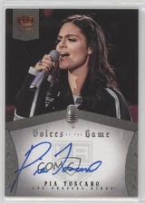 2013-14 Panini Crown Royale Voices of the Game Signatures Pia Toscano Auto n1u