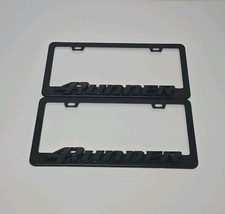 2 Pcs Black License Plate Frame For 3d 4runner Logo