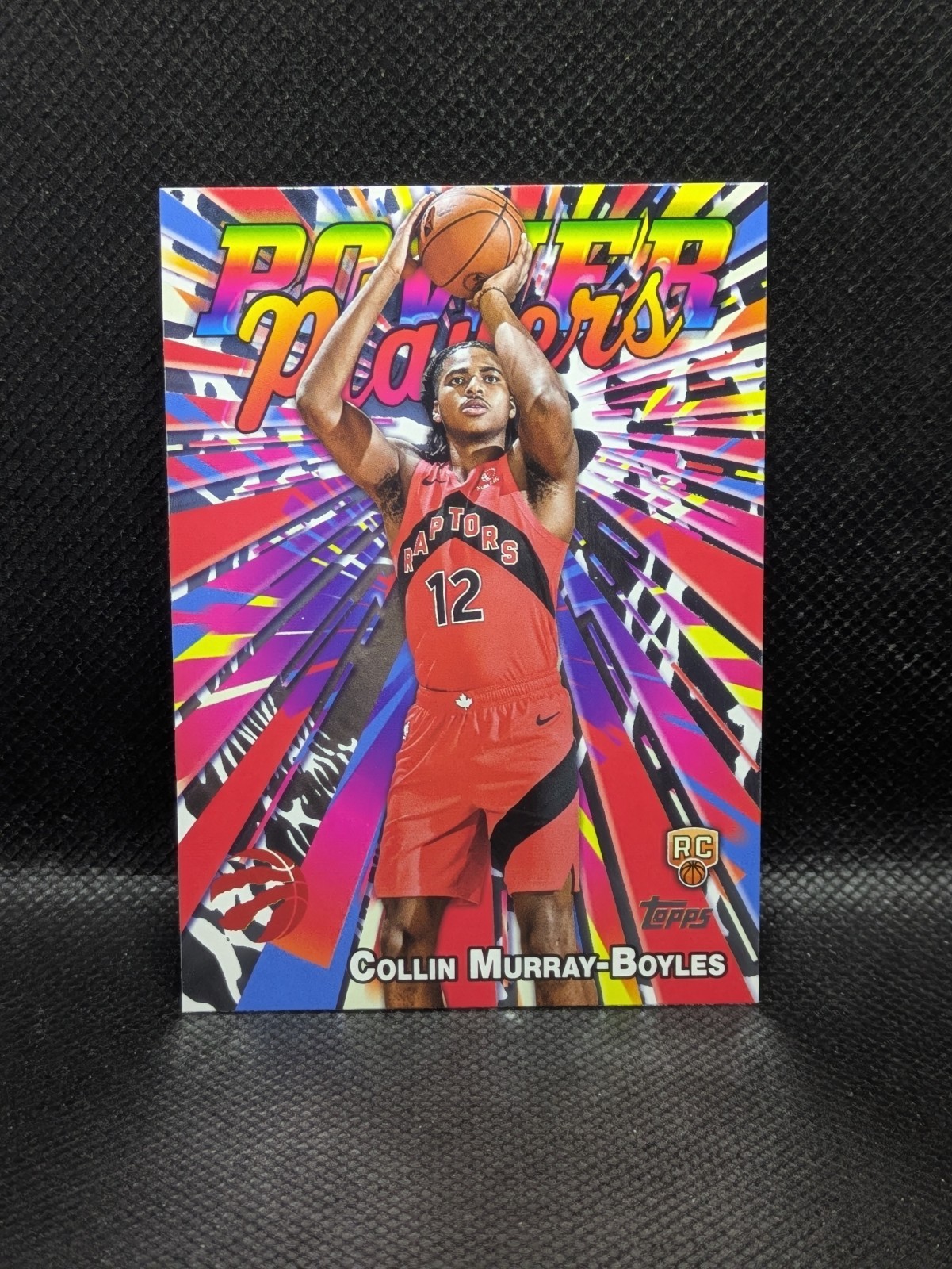 Collin Murray-Boyles RC Power Players 2025-26 Topps #PP-19 Raptors B1-1