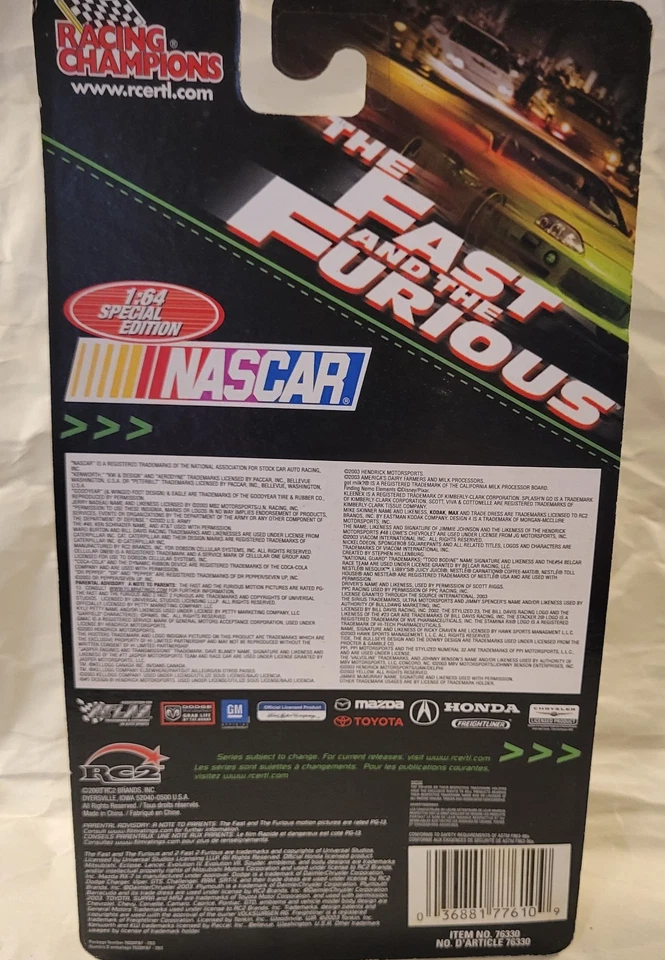 #23 Scott Wimmer / Stacker 2 The Fast and the Furious 1/64 Racing Champions 2003 Foto 2 de 2