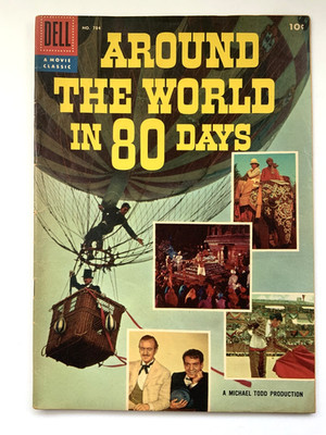 Dell FOUR COLOR (1956) #784 Around the World in 80 Days MOVIE PHOTO Cover VG 4.0