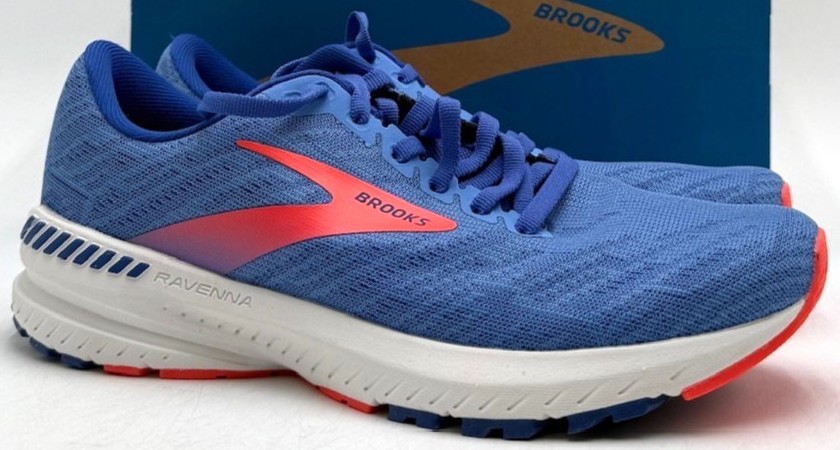 Brooks Ravenna 11 Guiderails Athletic Shoes with Speed Support. US Size: 8 Amazon.com | Brooks Ravenna 11 Majolica/Navy/Desert 9 B (M  main image 3