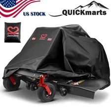 60" Zero-Turn Lawn Mower Cover 420D Waterproof Heavy Duty Outdoor UV Protector