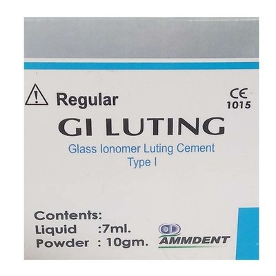 Ammdent GI Luting Premium Glass Ionomer Luting Cement Type I (Free Ship)