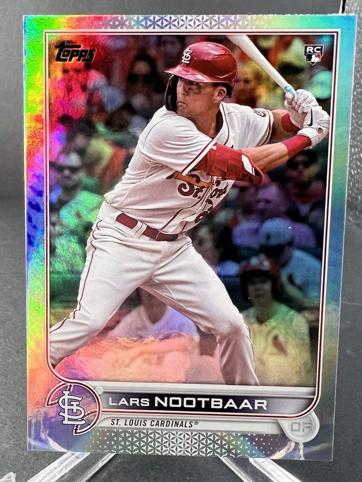 Lars Nootbaar 2022 Topps ROOKIE Rainbow Foil #58 - St. Louis Cardinals