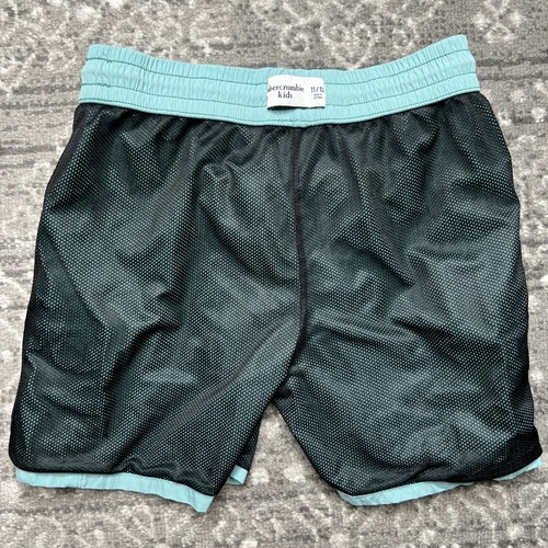 Abercrombie Kids Aqua Green Swim Trunks Boys 11 /12 Beach Preppy - Picture 10 of 11