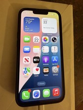 Apple iPhone 13 with 128GB unlocked used, black, Good Condition