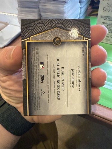 ALVAREZ ALTUVE 2024 TOPPS DIAMOND ICONS DUAL PLAYER DUAL PATCH /10 Game Used 💎 - Bild 6 von 6