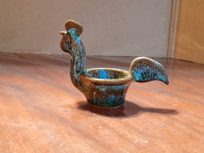 Ancien coquetier céramique " Vallée Noire " zoomorphe - vintage