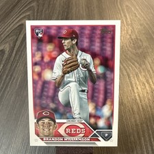 2023 Topps Update Brandon Williamson Rookie Card #US286 Cincinnati Reds. rookie card picture