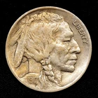 • SEMI KEY DATE • 1917-D BUFFALO NICKEL  5c coin EF/XF