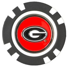 Officially Licensed Georgia Bulldogs Poker Chip Ball Marker