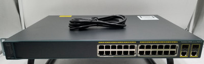 Cisco Catalyst 2960 series 24 Port PoE Ethernet Switch WS-C2960-24PC-L