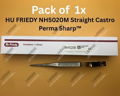 HU FRIEDY NH5020M Straight Castro Perma Sharp  Needle Holder 14 cm (5.5'')