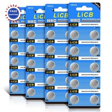 LR44 AG13 357 303 SR44 Batteries 40 Pack 1.5V Button Coin Cell LiCB Battery