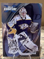 2002-03 ITG Be A Player Signature Series Mike Dunham AUTO Nashville Predators