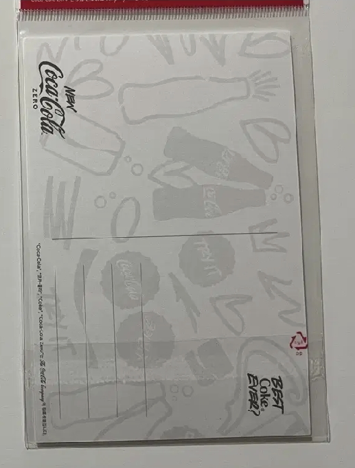 BTS V Limited Edition Coca-Cola Promo Postcard Set OFFICIAL K-POP
