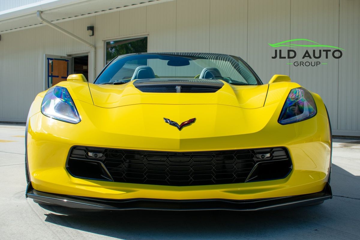 2018 Yellow Chevrolet Corvette   | C7 Corvette Photo 3