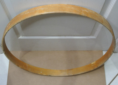 1970s LUDWIG USA 22'' NATURAL BASS DRUM HOOP (NO INLAY CHANNEL) for YOUR SET L823