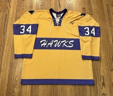 Chaska Hawks Team Issued Minnesota High School Hockey Jersey K1 Sportswear MSHSL