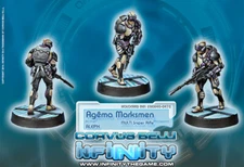 INFINITY Assembled Agema Marksmen Sniper Agems Aleph Corvus Belli vCB spTeam