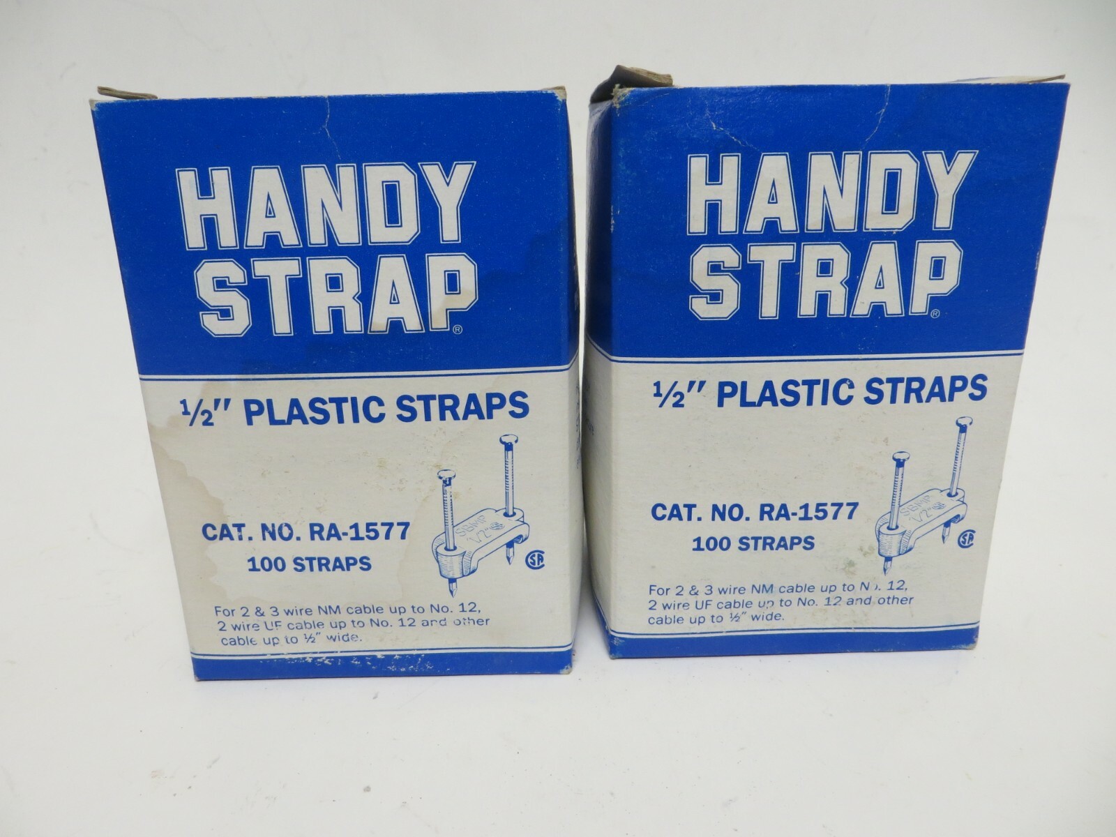 200 HANDY STRAPS RA1577, PLASTIC STRAPS FOR ELECTRICAL WIRING 1/2" eBay