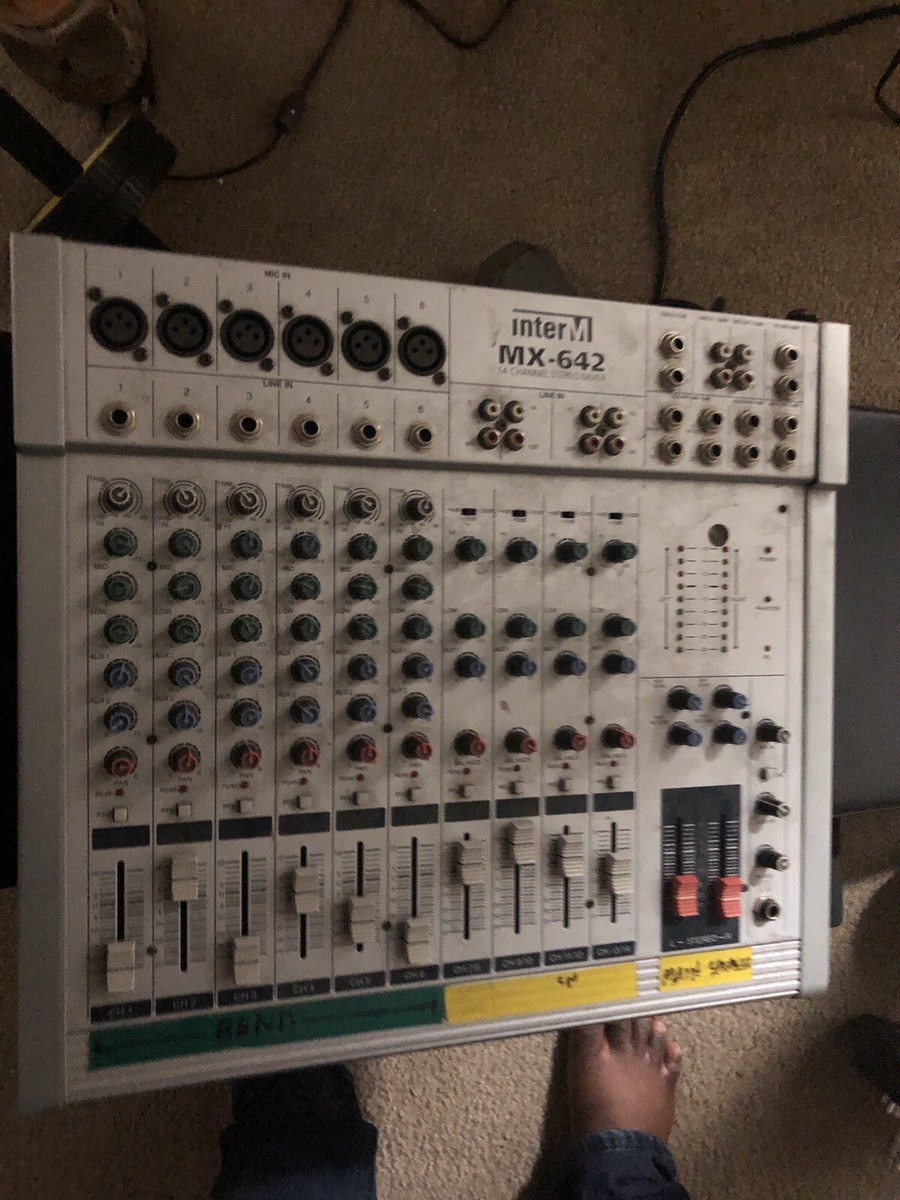 お値下げして再出品】チャンネルステレオミキサー InterM MX