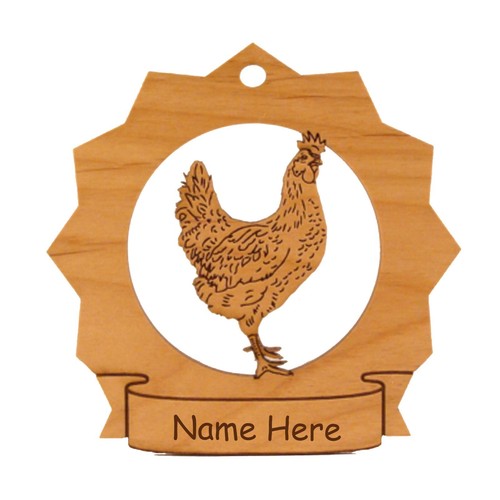 Chicken Ornament Personalized With Your Chicken's Name - 第 1/1 張圖片
