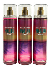 NEW 3 BATH  BODY WORKS MALIBU HEAT WOMEN FINE FRAGRANCE MIST BODY SPRAY 8 FL OZ