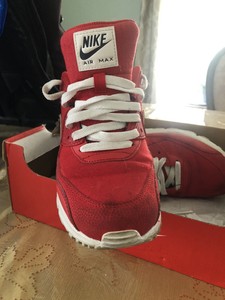 Tamaño 8.5 - Nike Air Max 90 Essential Universidad Rojo 2018 | eBay
