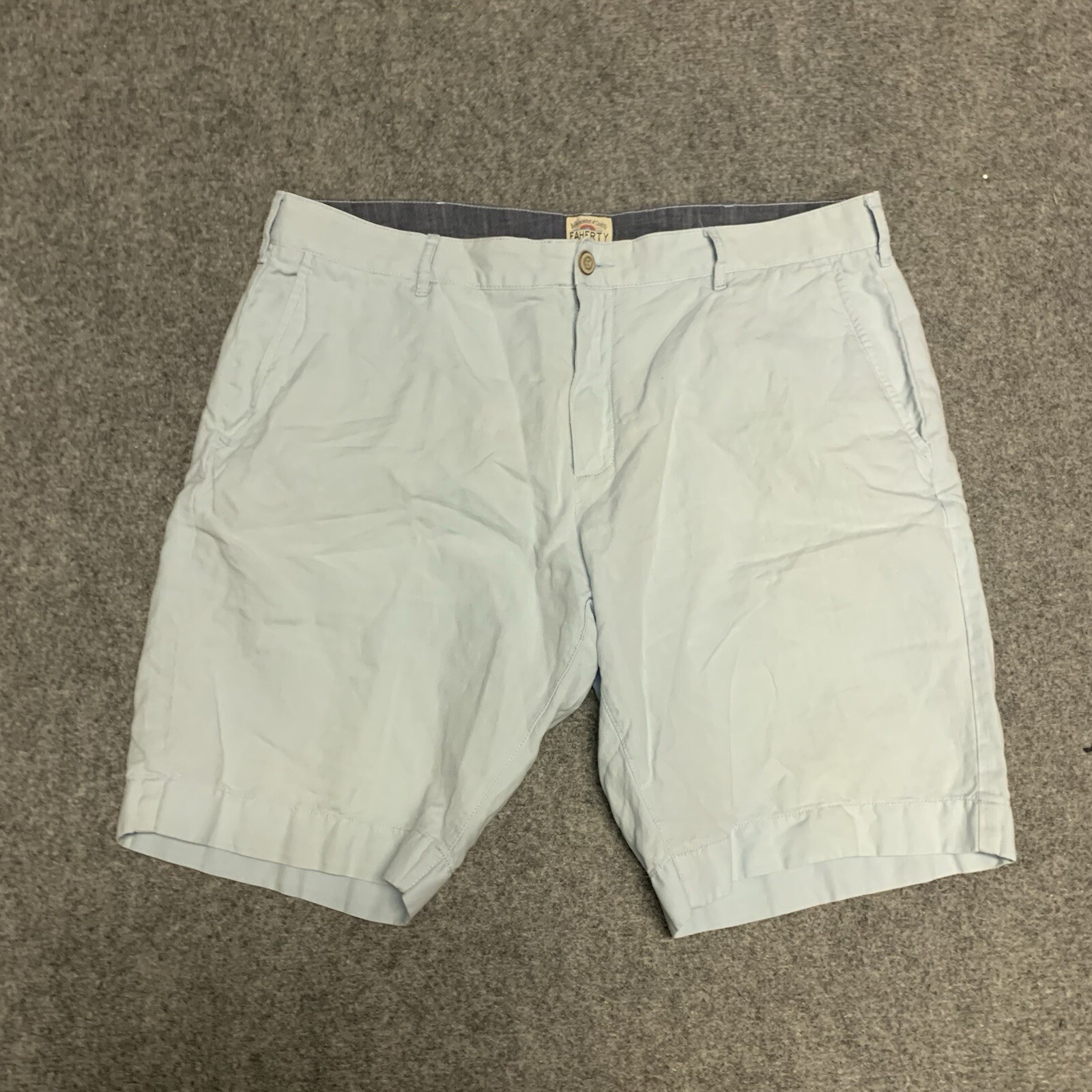 Faherty Brand Cotton Linen Blend Shorts Men's Size 35 Chino