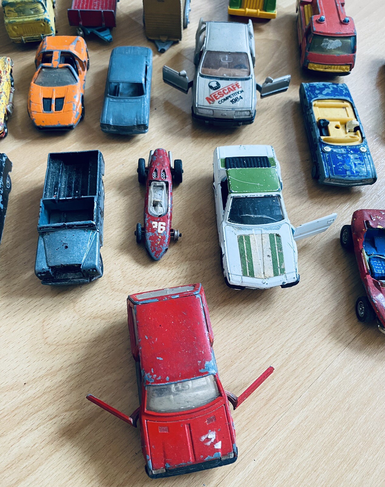 Job Lot X 20 Vintage TOYS Diecast Model Toy Cars for Restoration