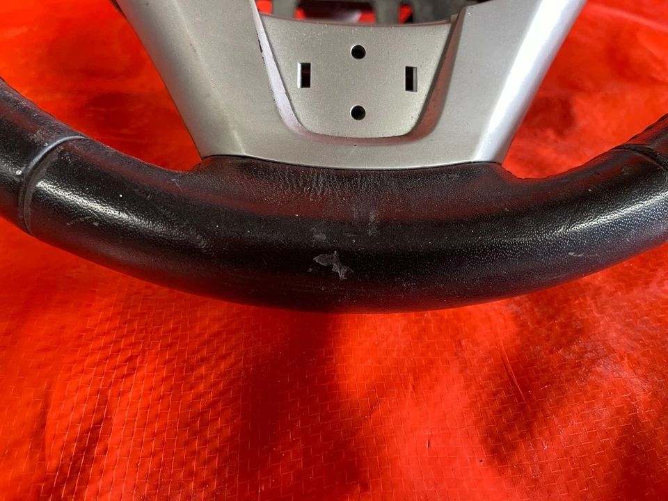 10-12 HYUNDAI GENESIS 2D CUPÉ - VOLANTE - CUERO NEGRO PLATA CARA OEM Foto 2 de 4