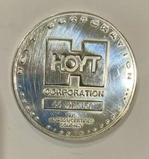 Hoyt Corp. 1998 Commemorative Christmas Issued Silver Coin