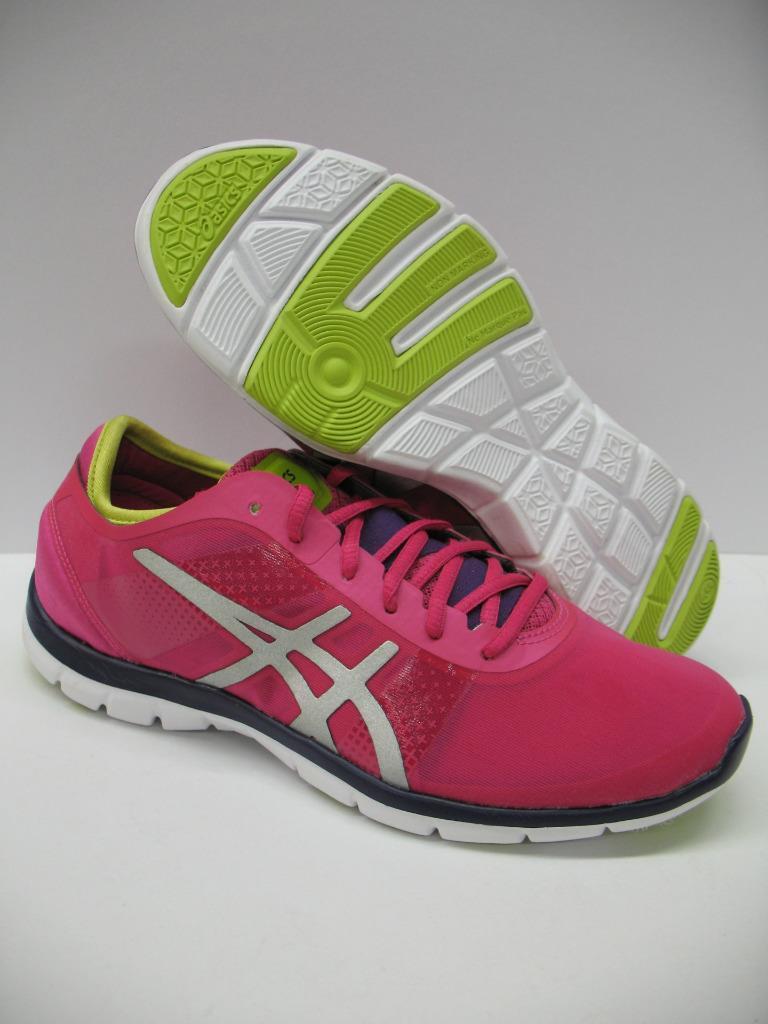 New Asics S466N Gel Fit Nova Running Training Shoes Sneakers Pink Girls  Womens 5 for sale online