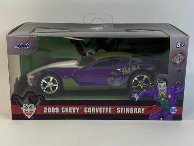 Batman Joker 2009 Chevy Corvette Stingray 1 3 2 Die-cast