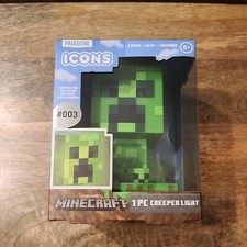 Paladone ICONS - Minecraft Creeper Night Light Lamp 3D Character Figure 003 NEW