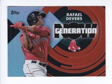 2022 Topps Series 1 #GN-9 RAFAEL DEVERS Generation Now Insert Boston Red Sox