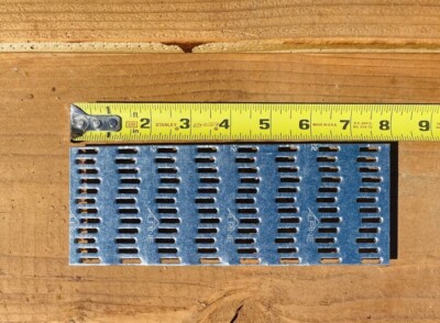 16 QTY 3'' x  8 '' Truss Plate - Mending Plate - Structural Plates Zinc nail tooth