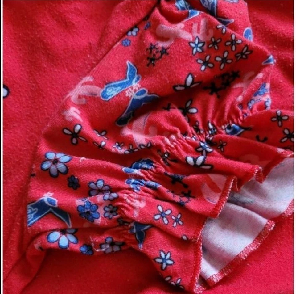 Vintage Disney Store Jessie Toy Story Nightgown Pajamas Bullseye Red Cowgirl - Image 4 of 4