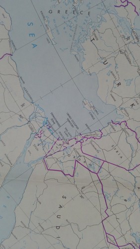 1978 EURASIA - USAF Aerospace Planning Chart - DMAAC Map - (ASC-1A) 41" x 57" - Picture 8 of 12